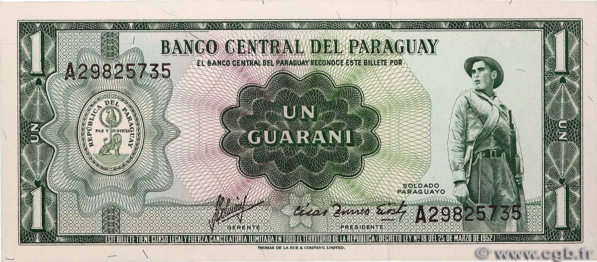 1 Guarani PARAGUAY 1963 P.193b NEUF
