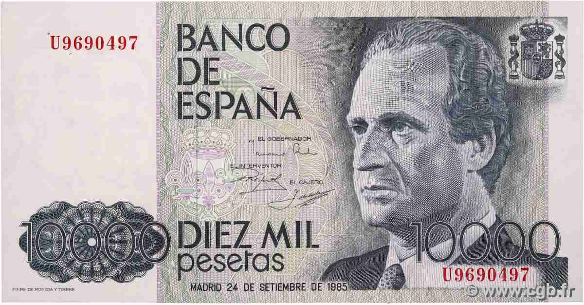 10000 Pesetas SPAGNA 1985 P.161 SPL+