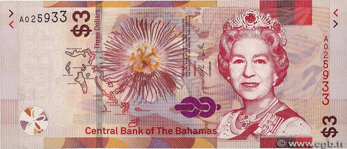 3 Dollars BAHAMAS 2019 P.78 FDC