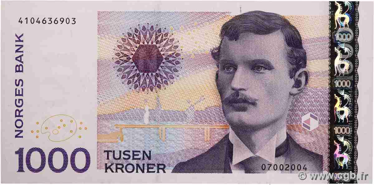 1000 Kroner NORVÈGE 2004 P.52b pr.NEUF