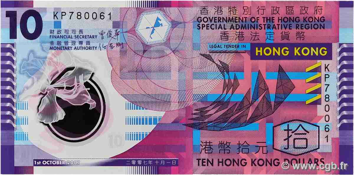 10 Dollars HONG KONG 2007 P.401a NEUF