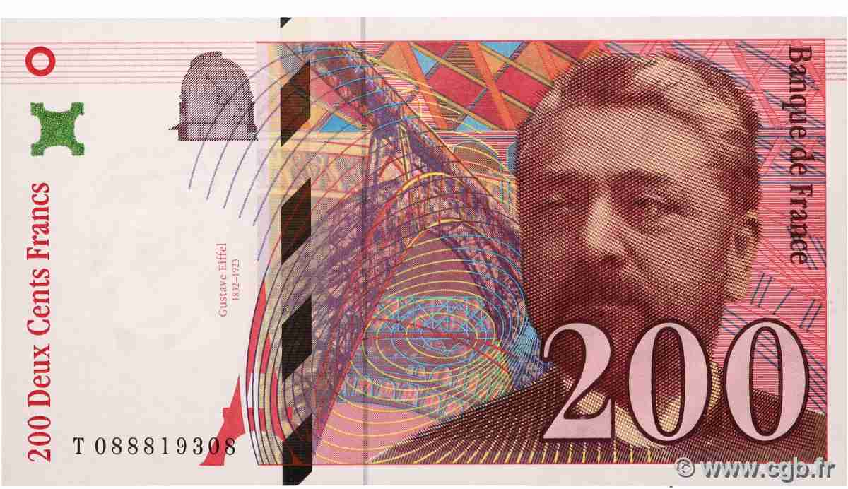 200 Francs EIFFEL FRANCE 1999 F.75.05 UNC-