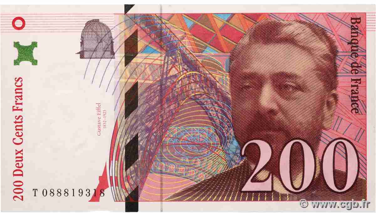 200 Francs EIFFEL FRANCE 1999 F.75.05 UNC-