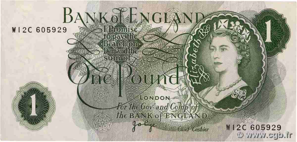 1 Pound INGHILTERRA 1963 P.374g BB