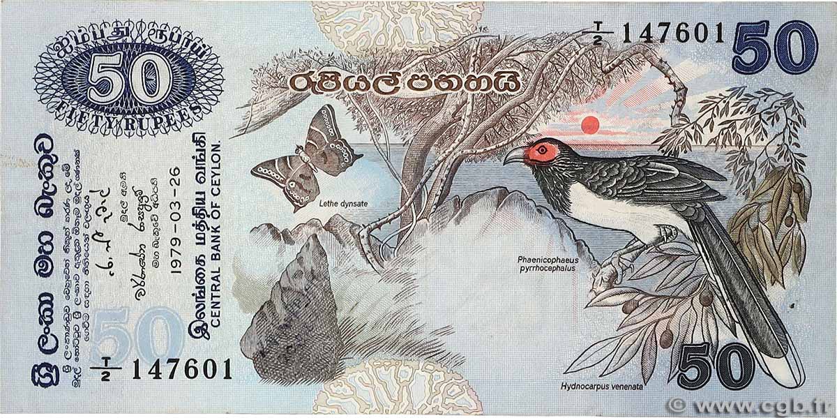 50 Rupees CEILáN 1979 P.087a MBC