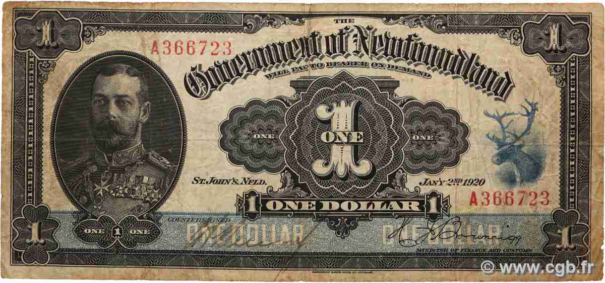 1 Dollar KANADA 1920 P.A14 fS