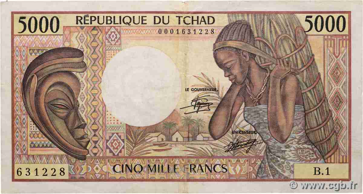 5000 Francs type 1984 CIAD 1984 A.288a q.BB