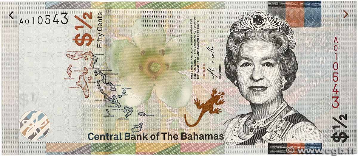 50 Cents BAHAMAS 2019 P.A77 UNC