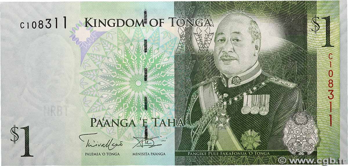 1 Pa anga TONGA 2023 P.37 SC+