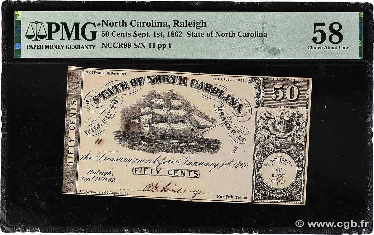 50 Centimes Non émis UNITED STATES OF AMERICA 1862 P.- AU