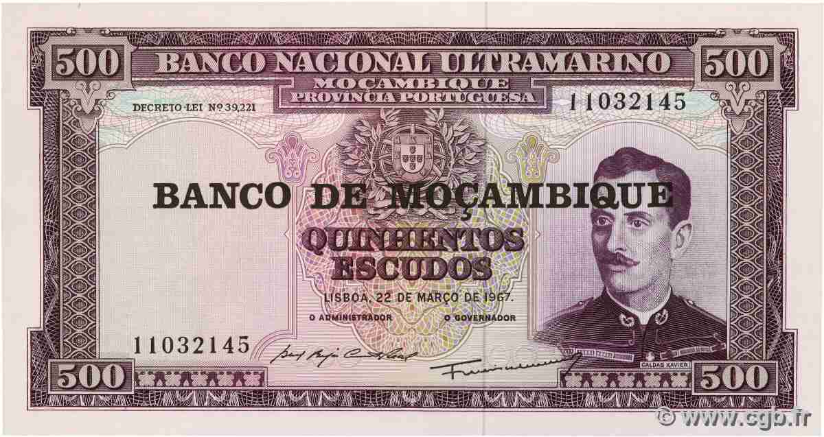 500 Escudos MOZAMBICO 1967 P.118 q.FDC