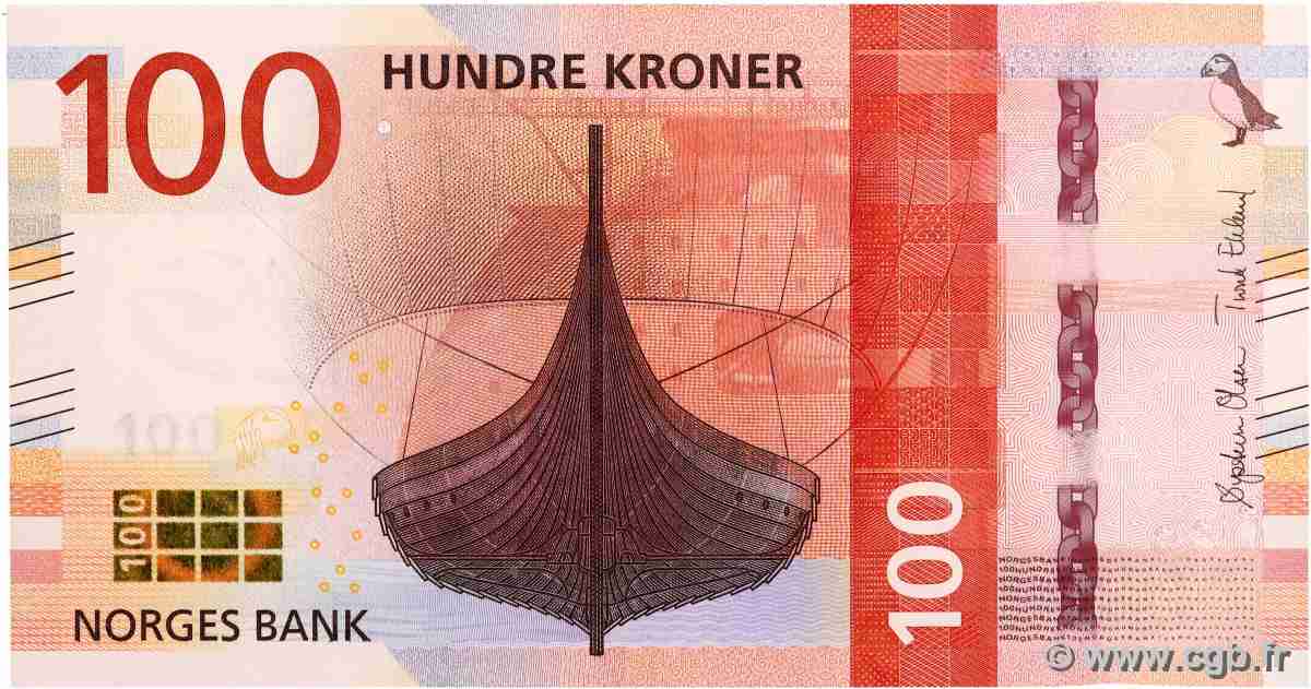 100 Kroner NORVÈGE 2016 P.54 ST
