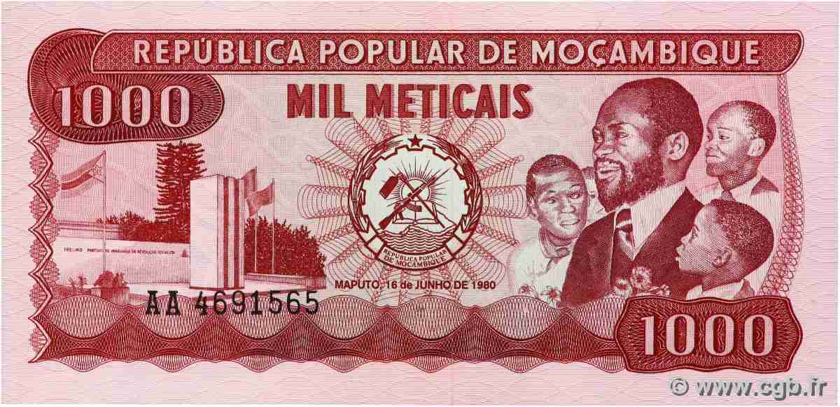 1000 Meticais MOZAMBICO 1983 P.132 FDC