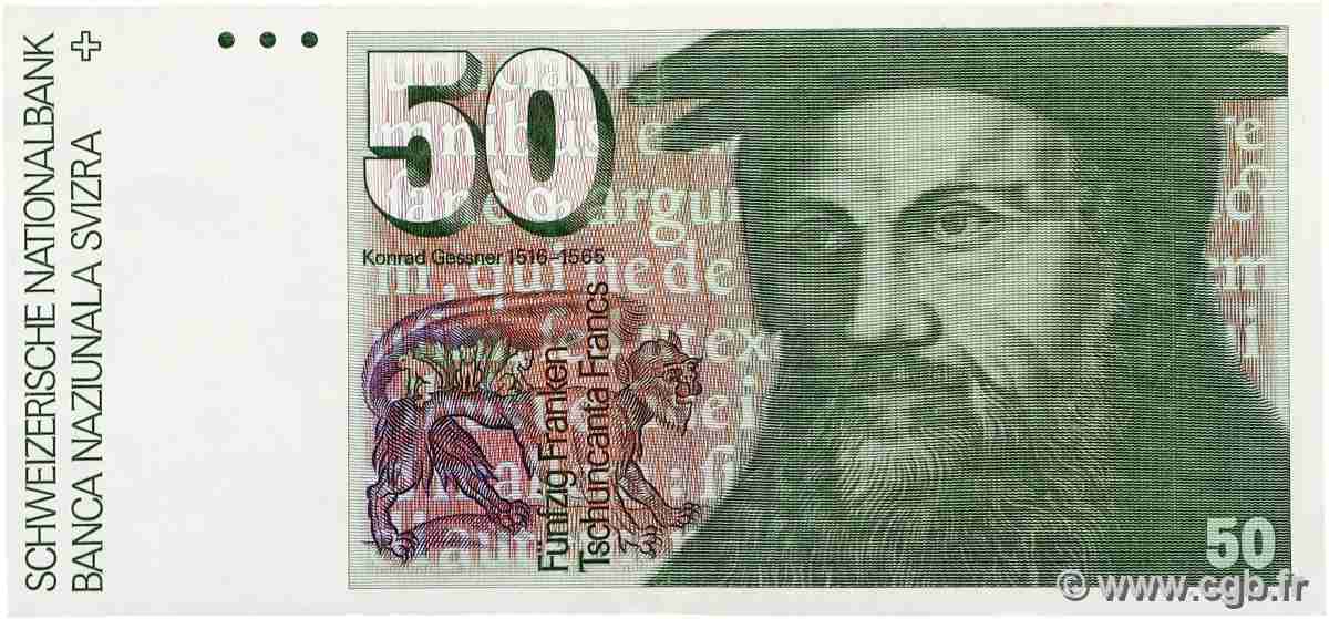 50 Francs SUISSE 1981 P.56d q.SPL