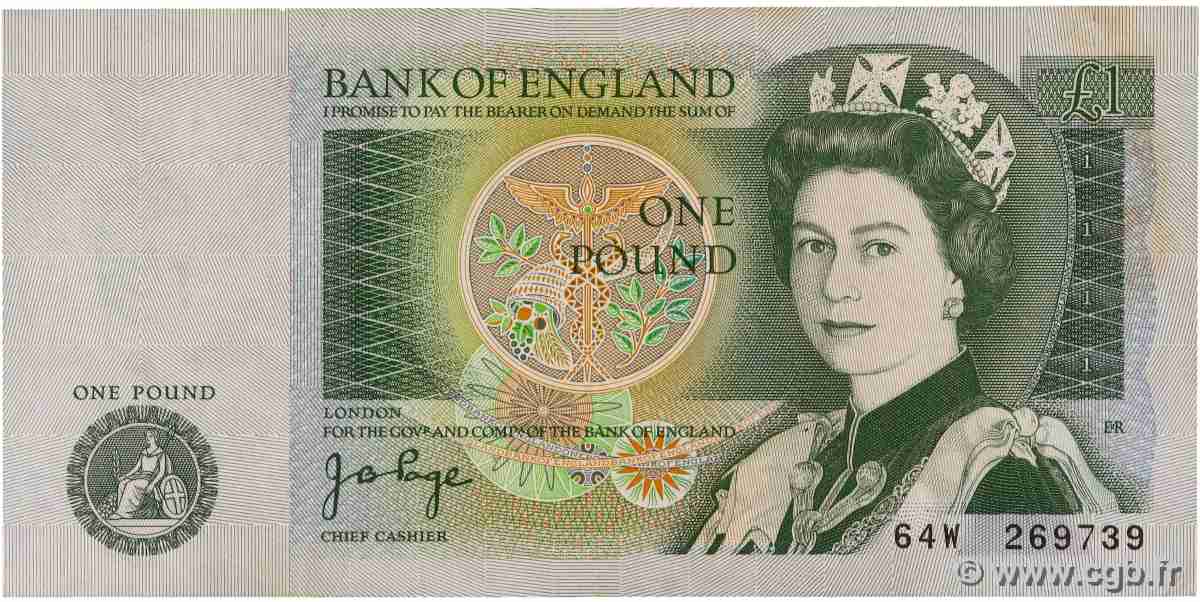 1 Pound INGHILTERRA 1978 P.377a q.SPL