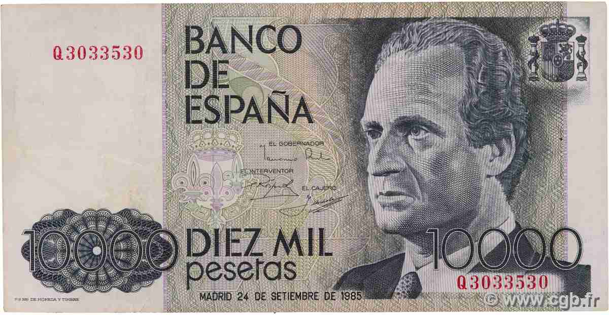 10000 Pesetas SPAGNA 1985 P.161 q.BB