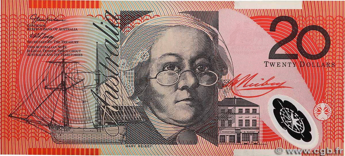 20 Dollars AUSTRALIEN 1994 P.59d fST
