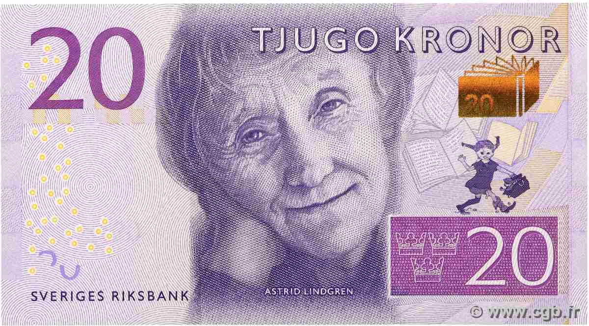 20 Kronor SUÈDE 2015 P.69c fST+