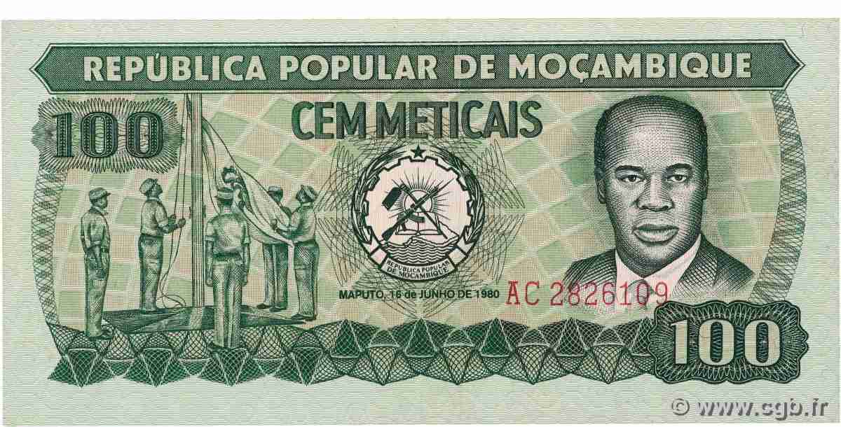 100 Meticais MOZAMBIQUE 1980 P.126 XF