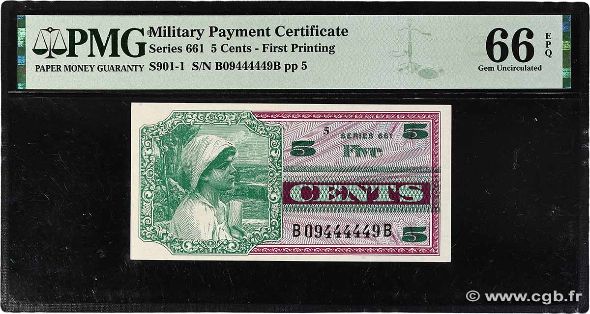 5 Cents UNITED STATES OF AMERICA 1968 P.M064a UNC