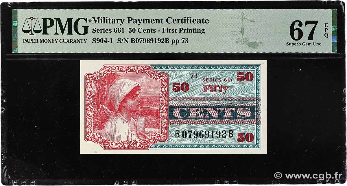 50 Cents UNITED STATES OF AMERICA 1968 P.M067a UNC
