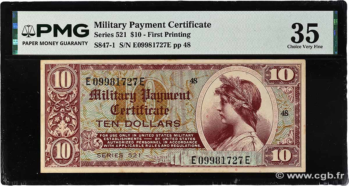 10 Dollars UNITED STATES OF AMERICA 1954 P.M035a VF+