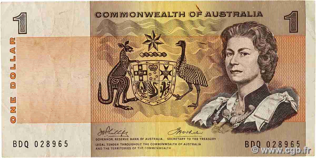 1 Dollar AUSTRALIE 1972 P.37d TB+