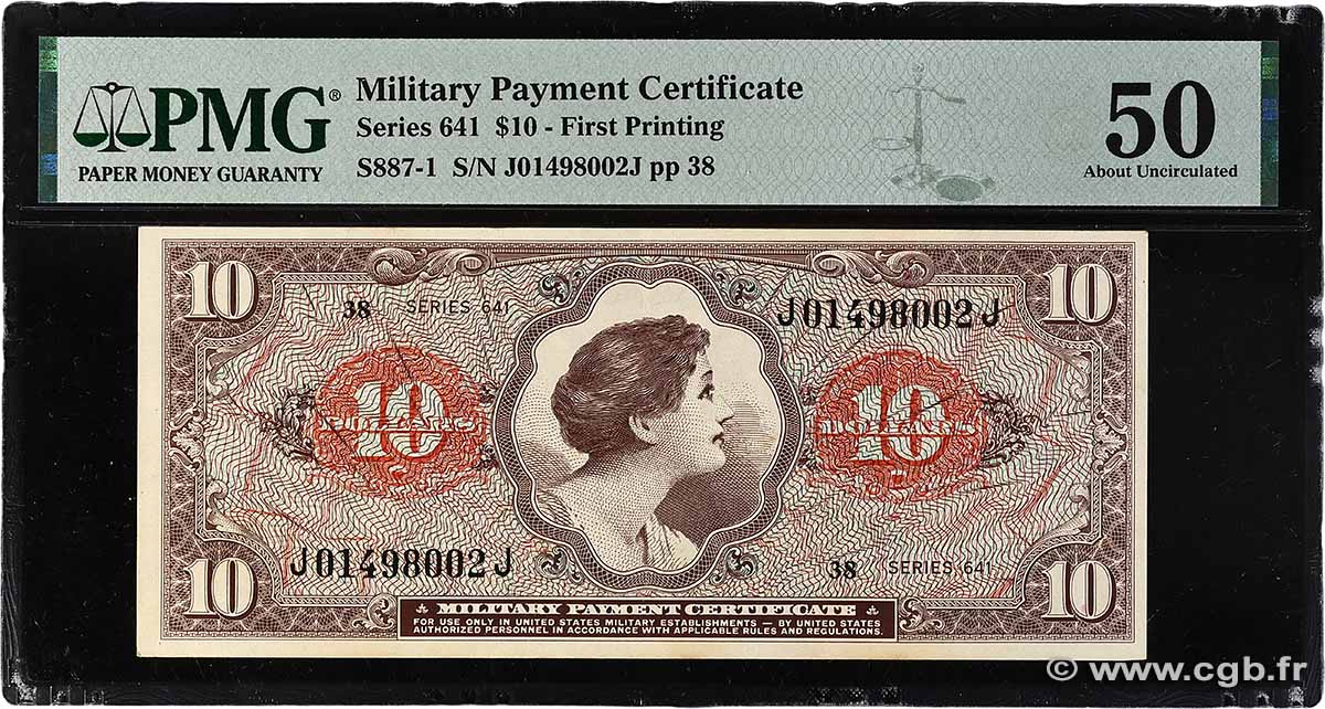 10 Dollars UNITED STATES OF AMERICA 1965 P.M063a XF+