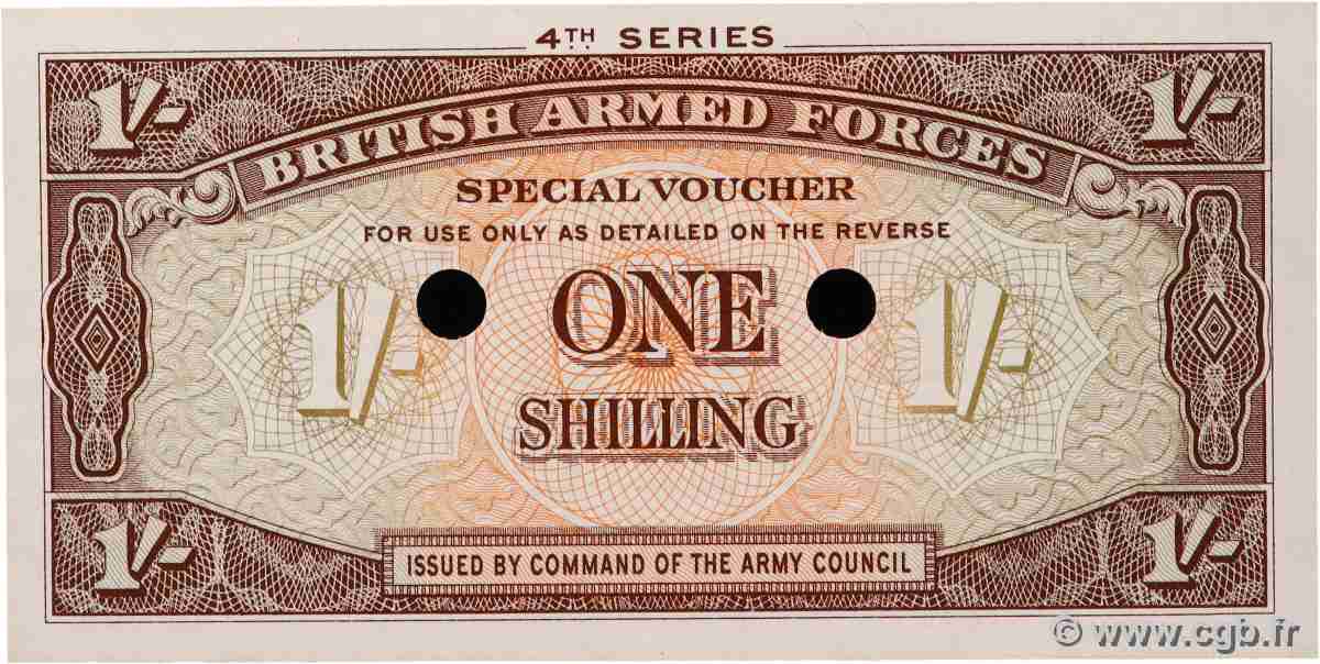 1 Shilling Annulé ENGLAND 1962 P.M032b UNC