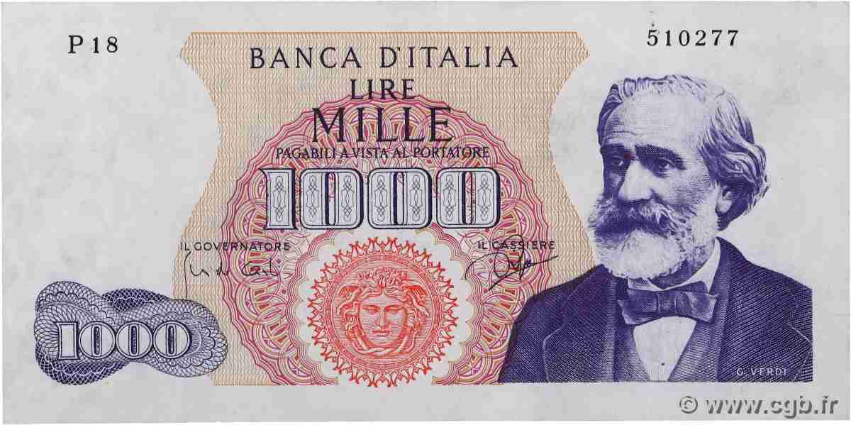 1000 Lire ITALY 1963 P.096b XF-