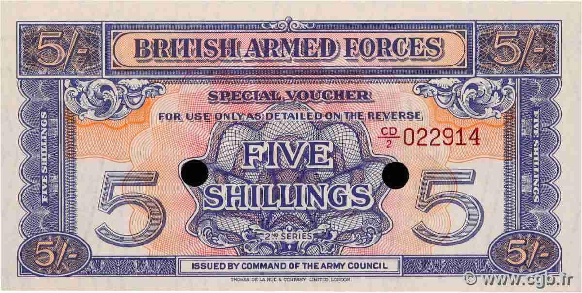 5 Shillings Annulé INGHILTERRA 1948 P.M020c FDC