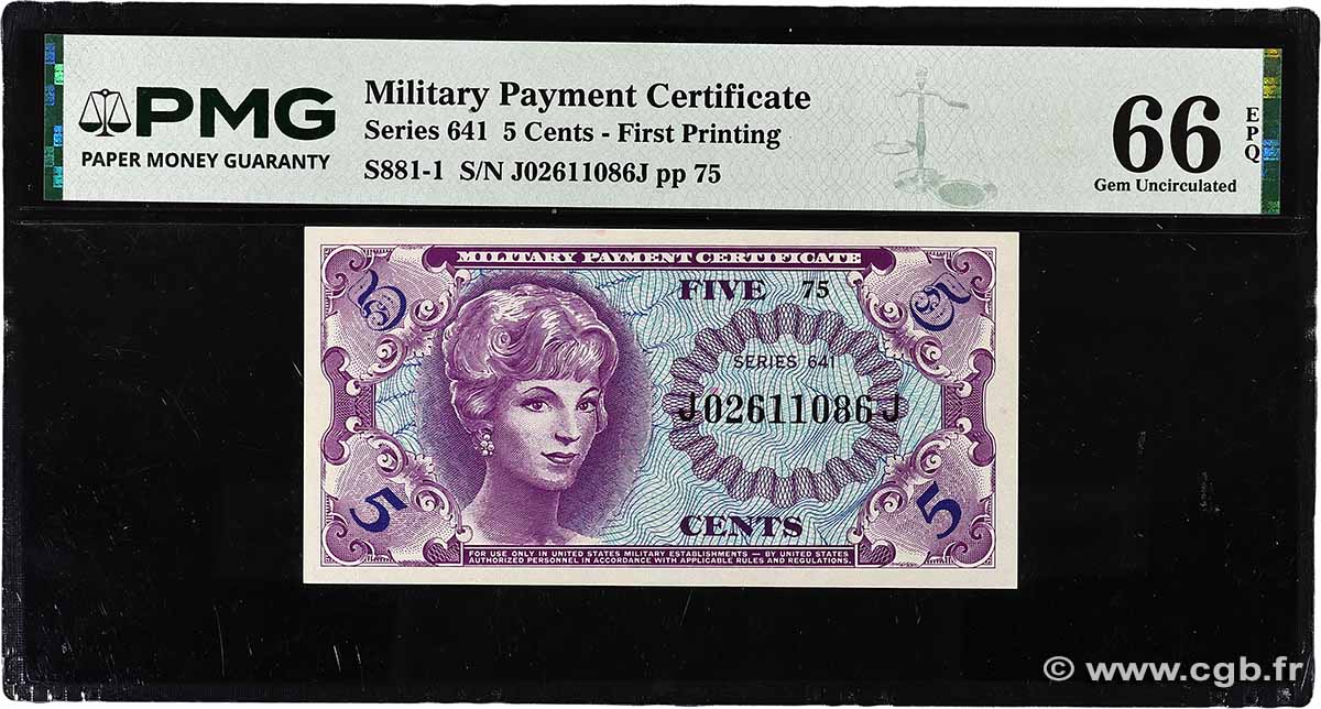 5 Cents UNITED STATES OF AMERICA 1965 P.M057a UNC