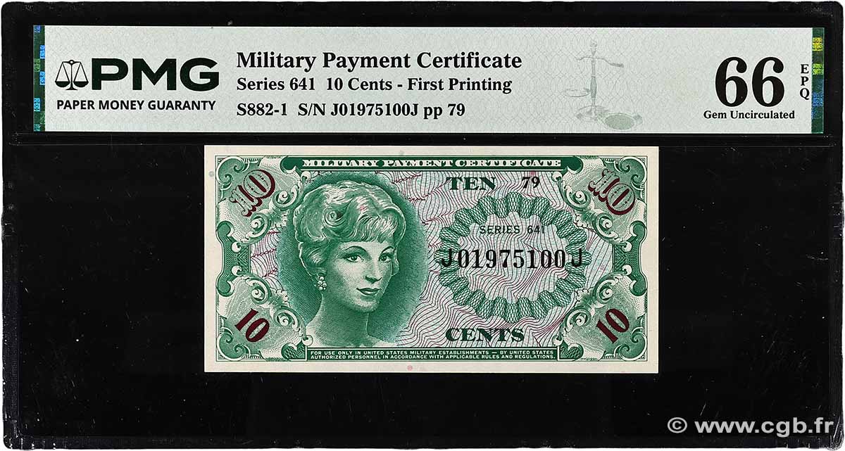 10 Cents UNITED STATES OF AMERICA 1965 P.M058a UNC