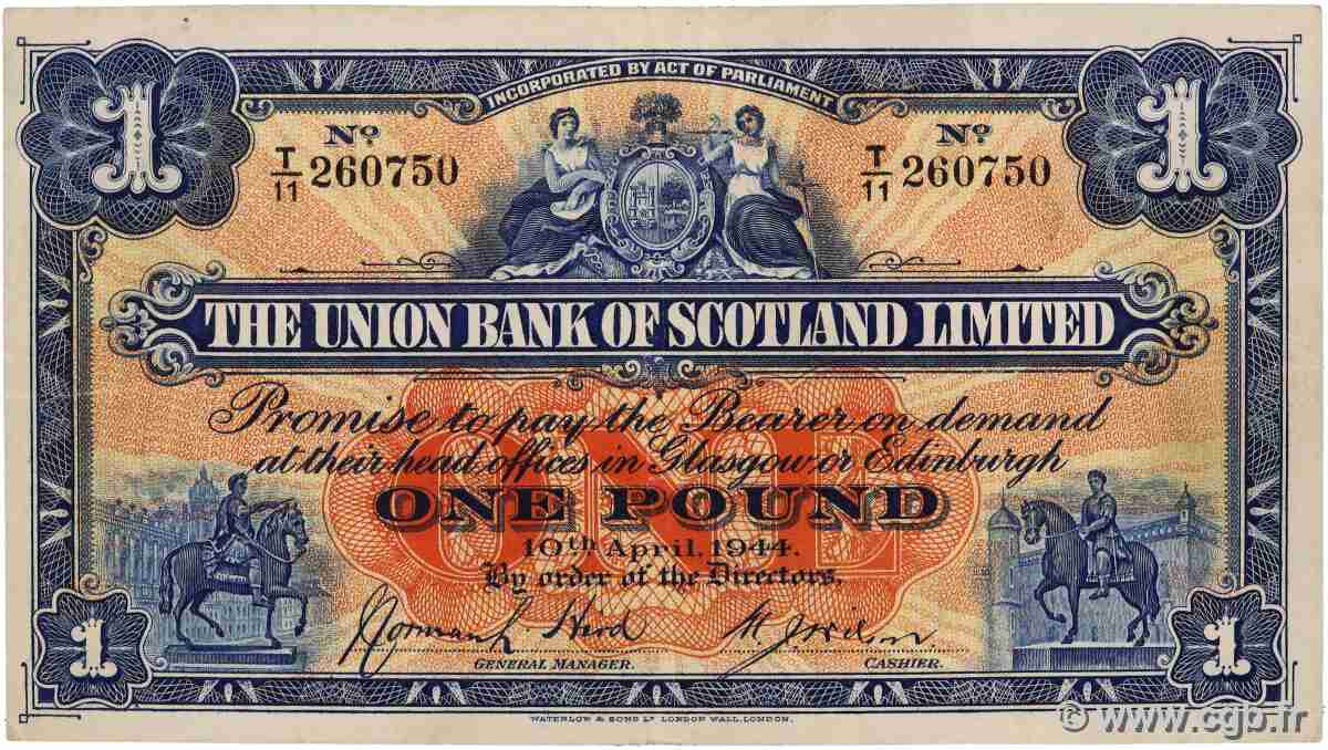 1 Pound SCOTLAND 1994 PS.815c VF