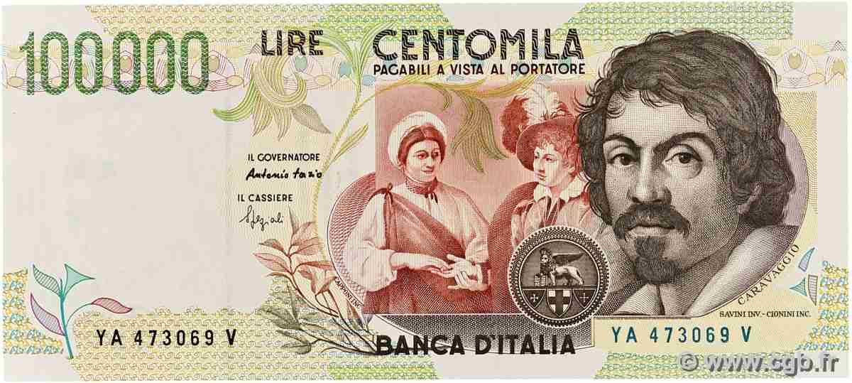 100000 Lire ITALY 1994 P.117a UNC-