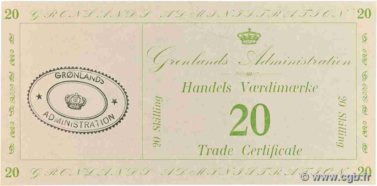 20 Skilling GRÖNLAND 1942 P.M10 ST