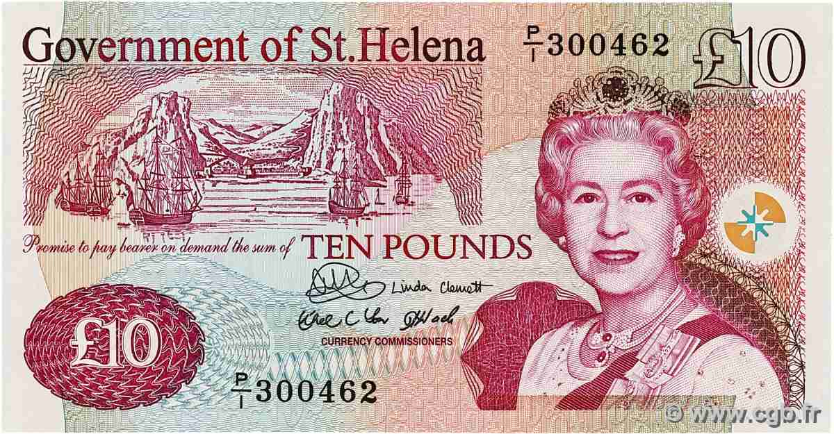10 Pounds SAINTE HÉLÈNE 2004 P.12a pr.NEUF