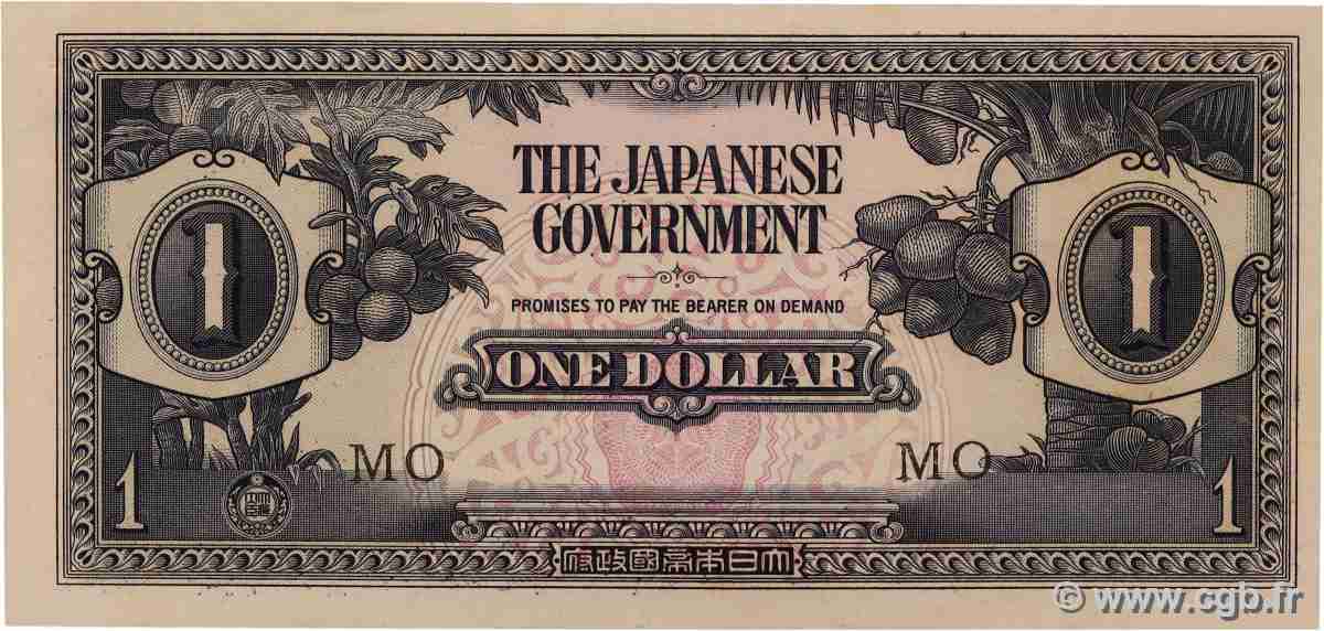 1 Dollar MALAYA 1942 P.M05c UNC-