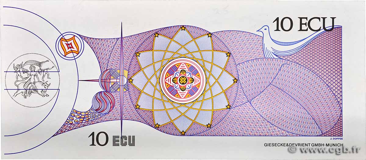 10 Ecu Épreuve DEUTSCHLAND 1992 fST+