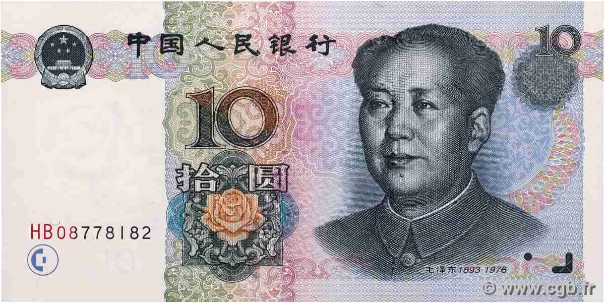 10 Yuan REPUBBLICA POPOLARE CINESE 1999 P.0898 q.SPL