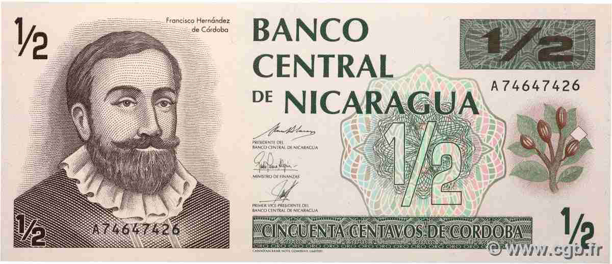 1/2 Cordoba NIKARAGUA 1992 P.172 ST