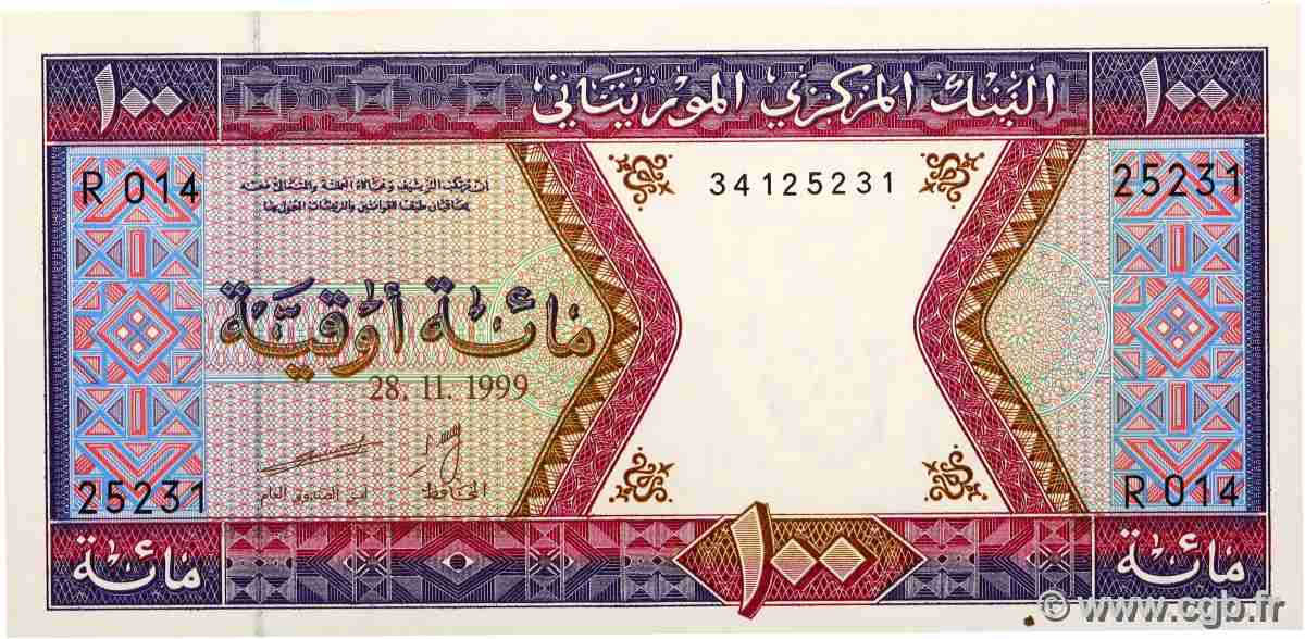 100 Ouguiya MAURITANIA 1999 P.04i q.FDC
