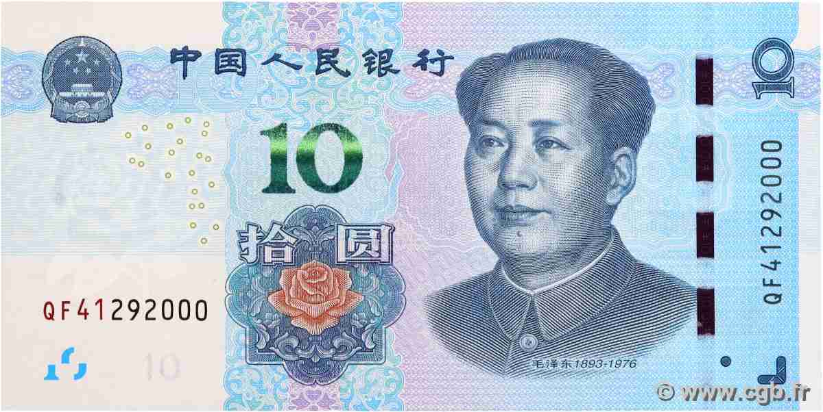 10 Yuan CHINA 2019 P.0914 ST