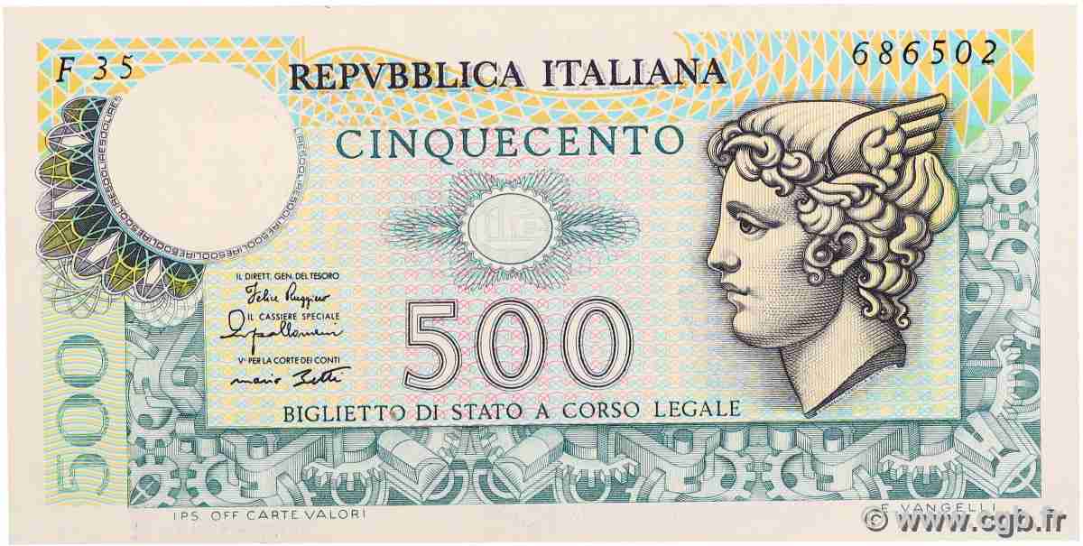 500 Lire ITALIEN 1979 P.094 VZ