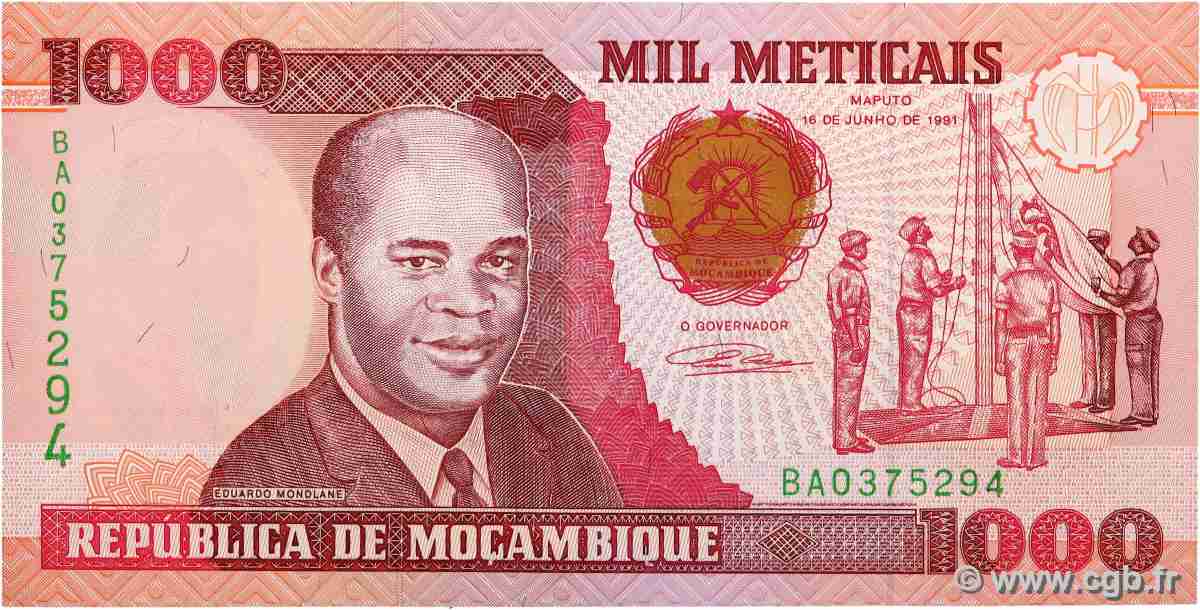 1000 Meticais MOZAMBIQUE 1991 P.135 UNC-