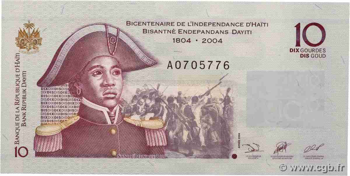 10 Gourdes HAÏTI 2004 P.272a UNC
