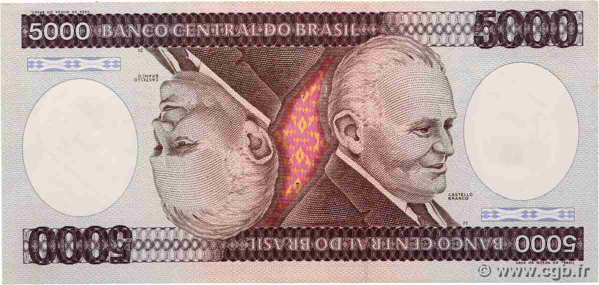5000 Cruzeiros BRASILE 1981 P.202a SPL+