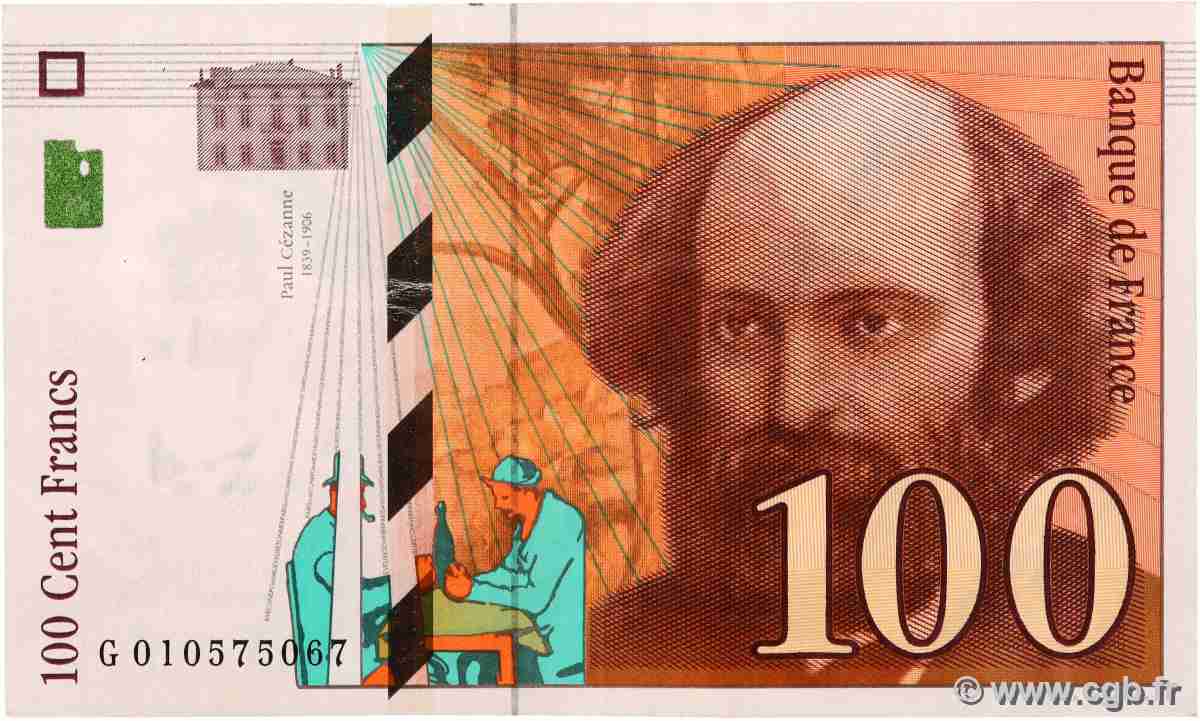 100 Francs CÉZANNE FRANKREICH 1997 F.74.01 SS