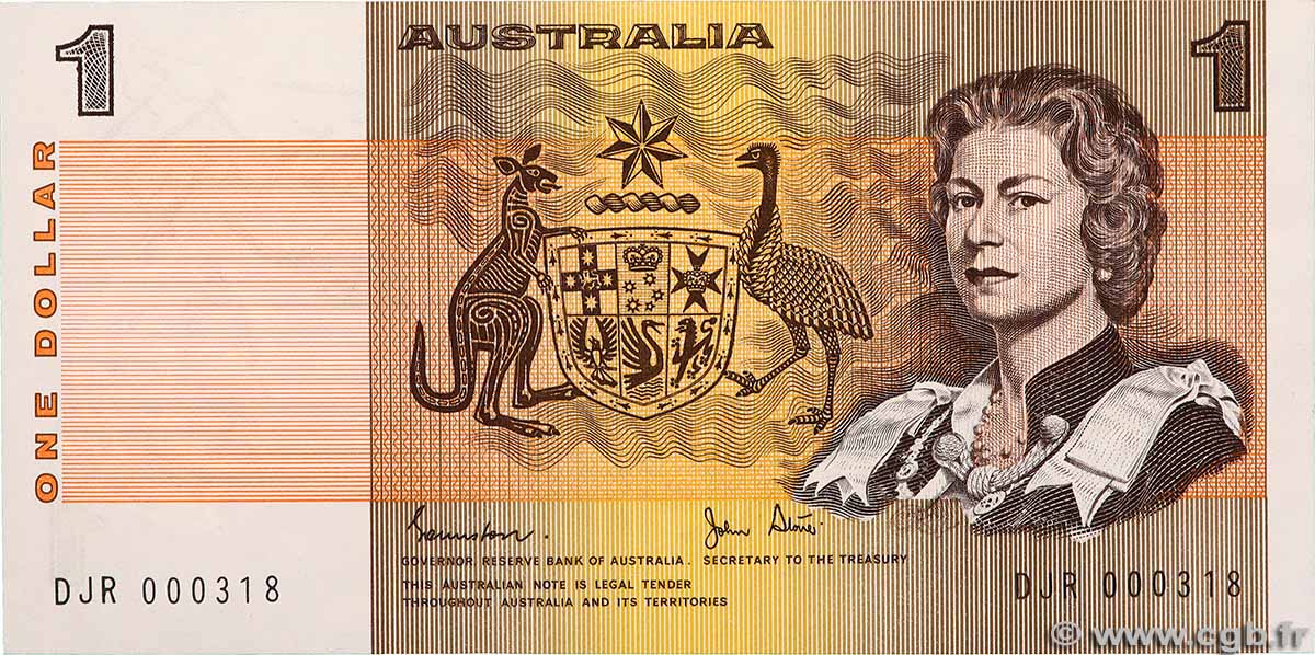 1 Dollar AUSTRALIEN 1983 P.42d fST+