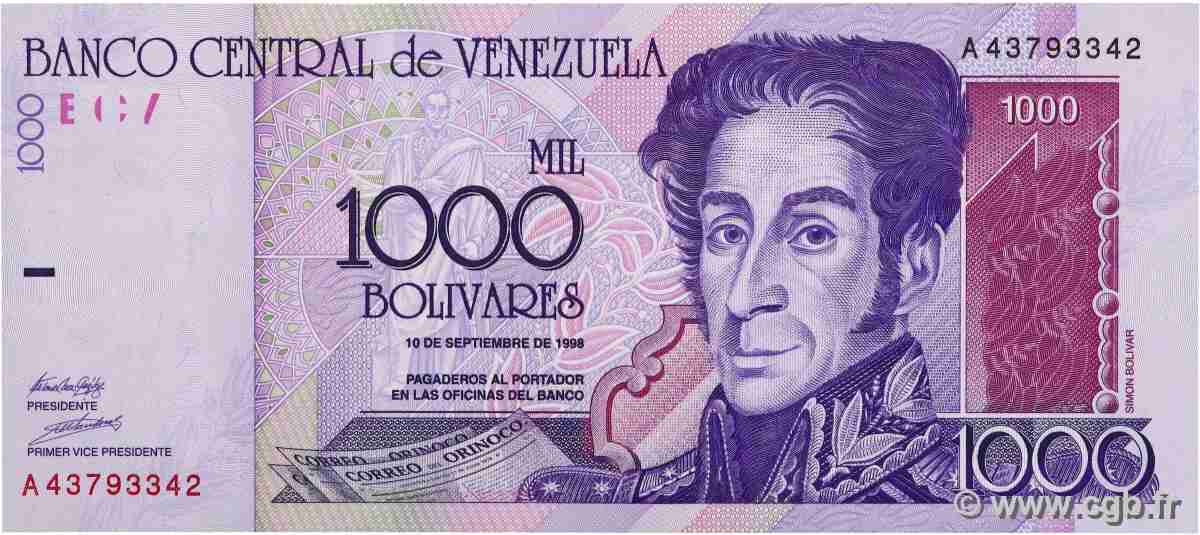 1000 Bolivares VENEZUELA 1998 P.079 ST